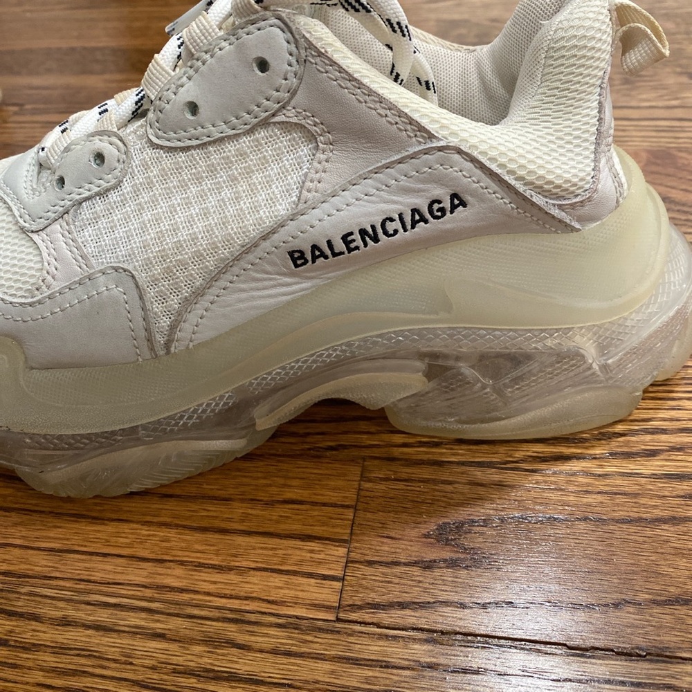 Balenciaga Triple S White Sneaker (39) Women’s - Off white
